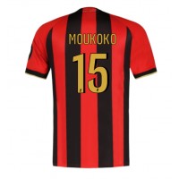 Fotballdrakt Herre OGC Nice Youssoufa Moukoko #15 Hjemmedrakt 2024-25 Kortermet